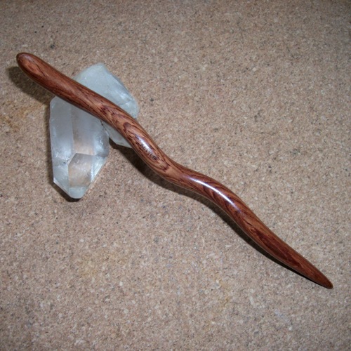 Ketylo exotics Honduras Rosewood hair stick from Long Haired Jewels